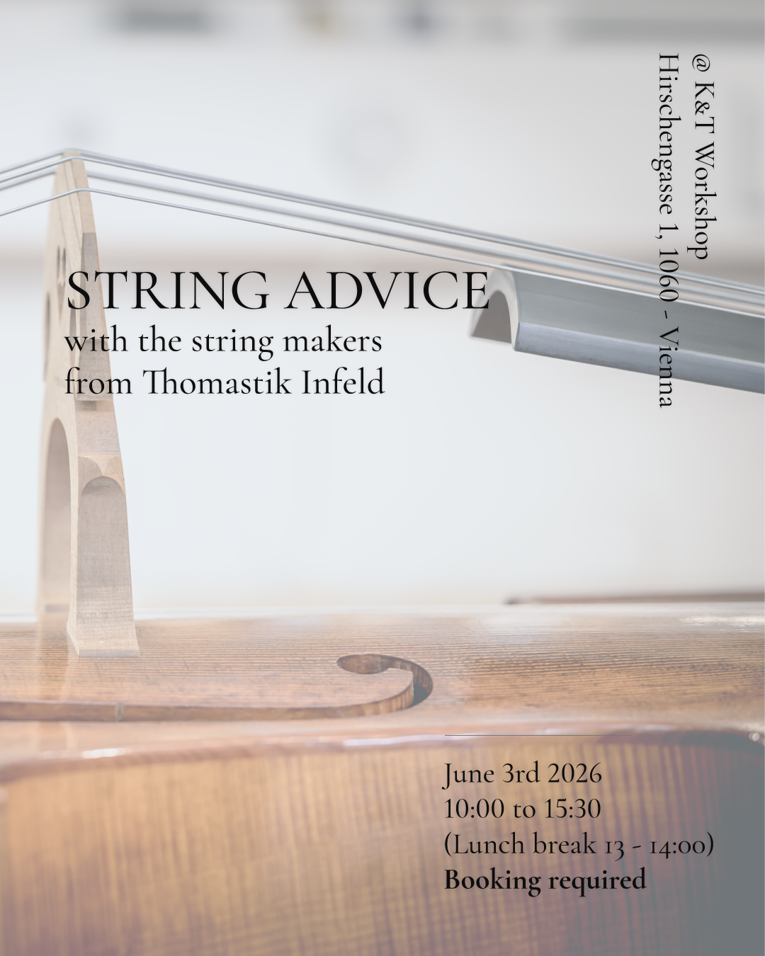 String Advice with the string makers from Thomastik Infeld at K&T