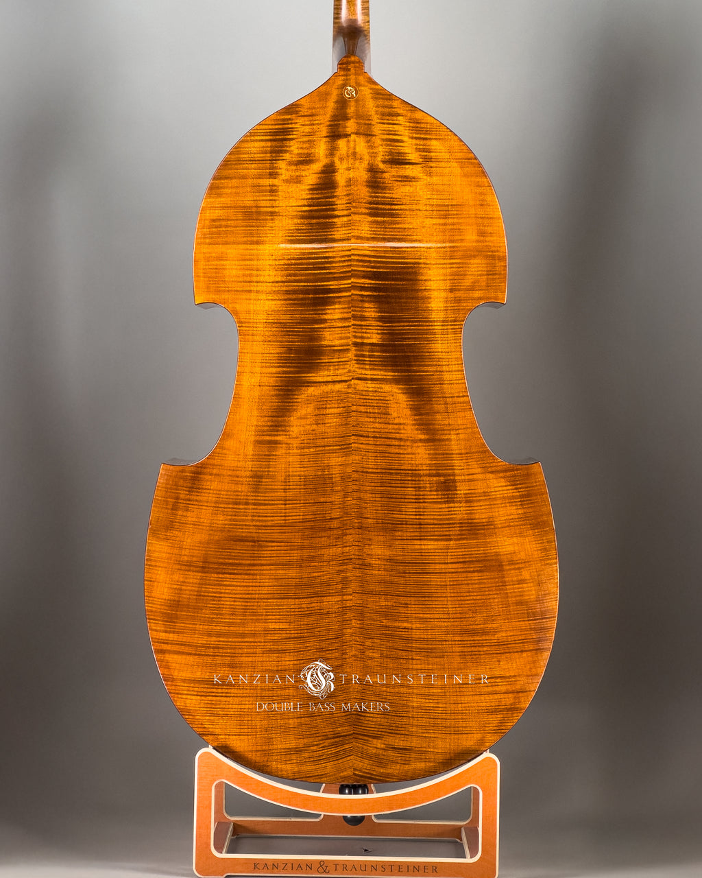 No. 25 Viennese Model by Kanzian & Traunsteiner double bass makers, made in 2025: back