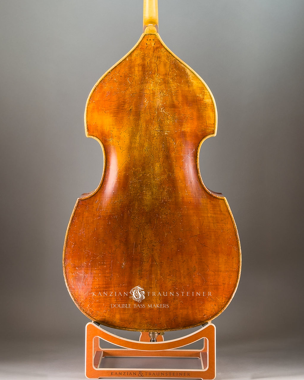 Alfred Meyer Double bass 1944 - Back Zoomed