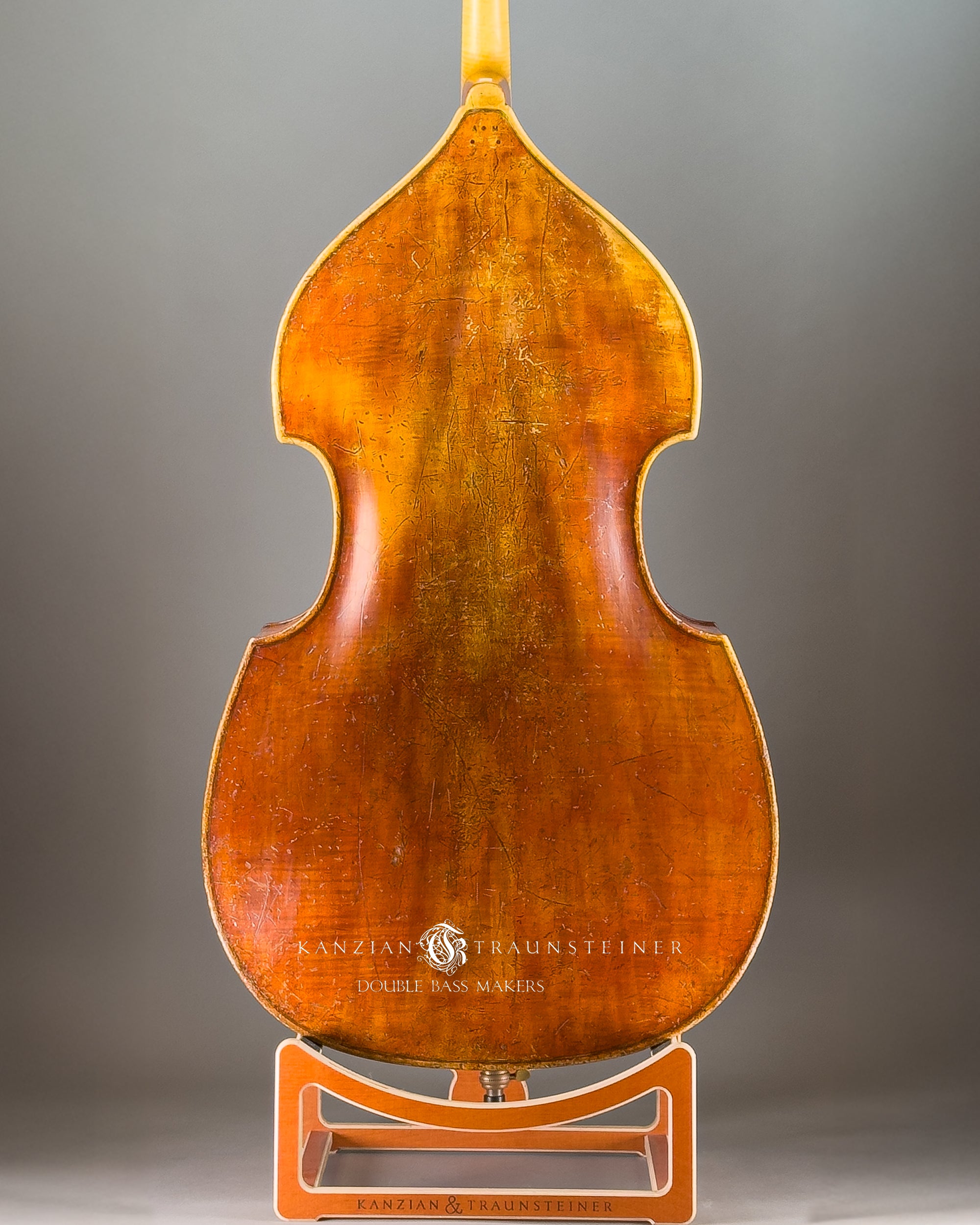 Alfred Meyer Double bass 1944 - Back Zoomed