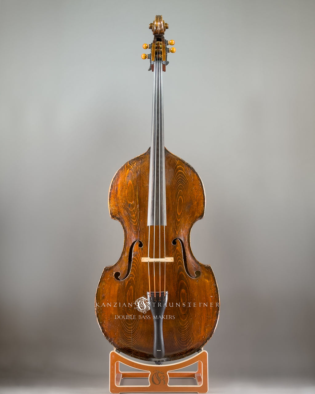 Anonymous double bass ca. 1880, front view
