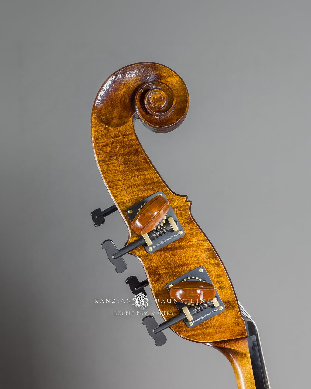 Kanzian & Traunsteiner 2026 Antique Viennese Model double bass right side scroll 