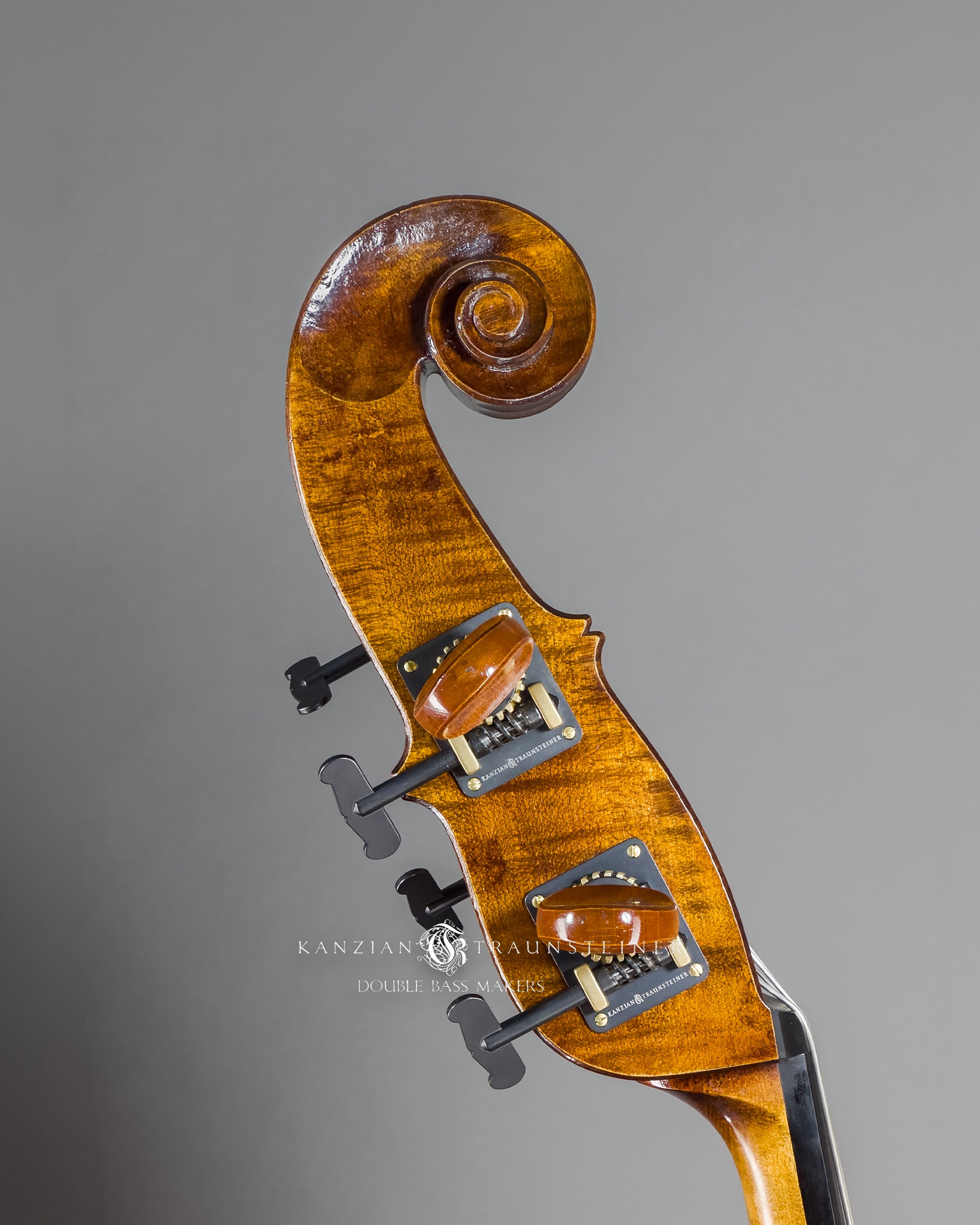 Kanzian & Traunsteiner 2026 Antique Viennese Model double bass right side scroll 