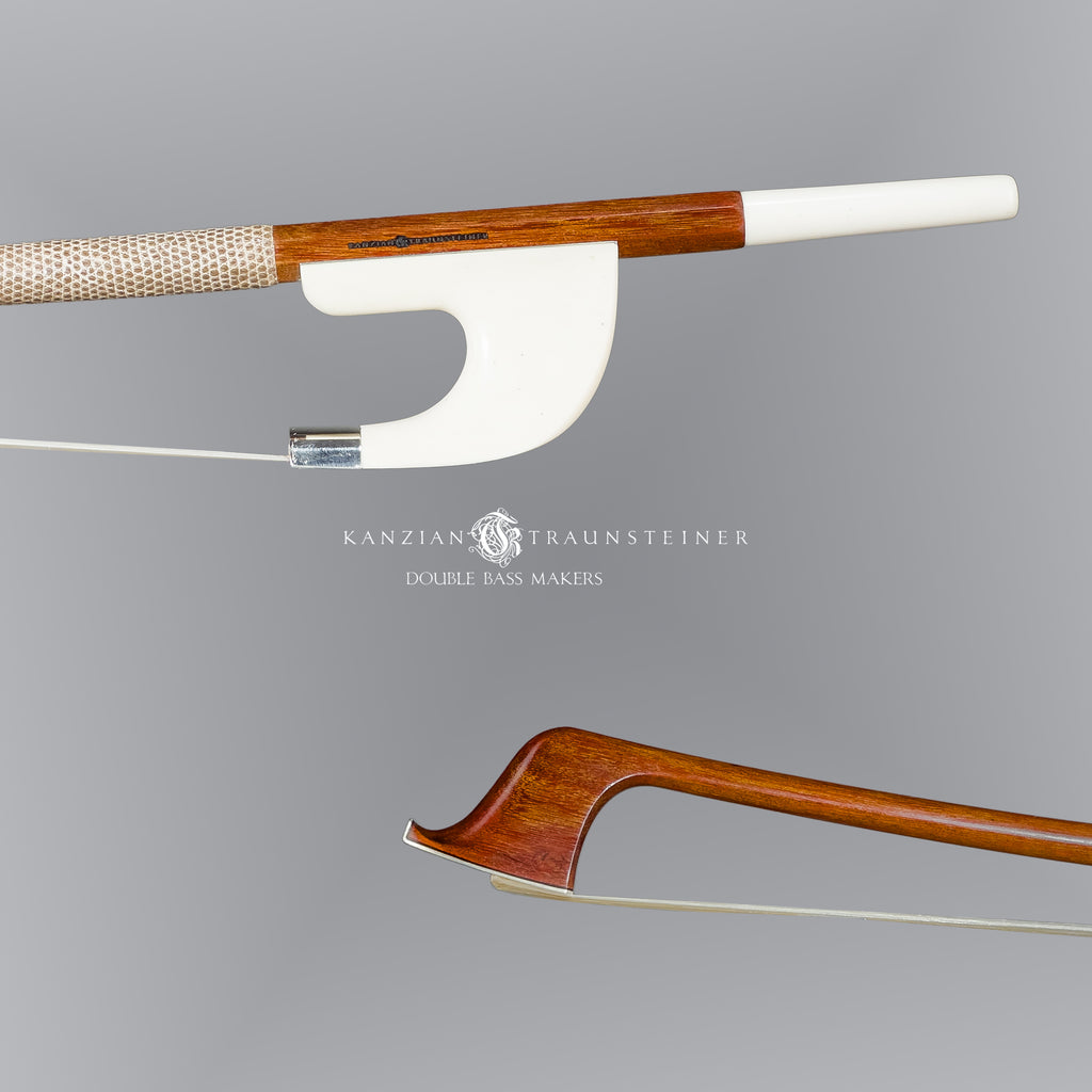 Frog and tip of Kanzian & Traunsteiner bow, 3 stars with white frog and round stick.