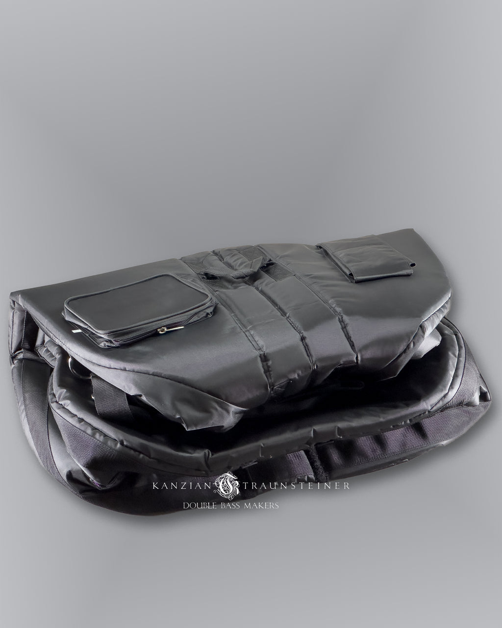 Double bass bag, folded front
