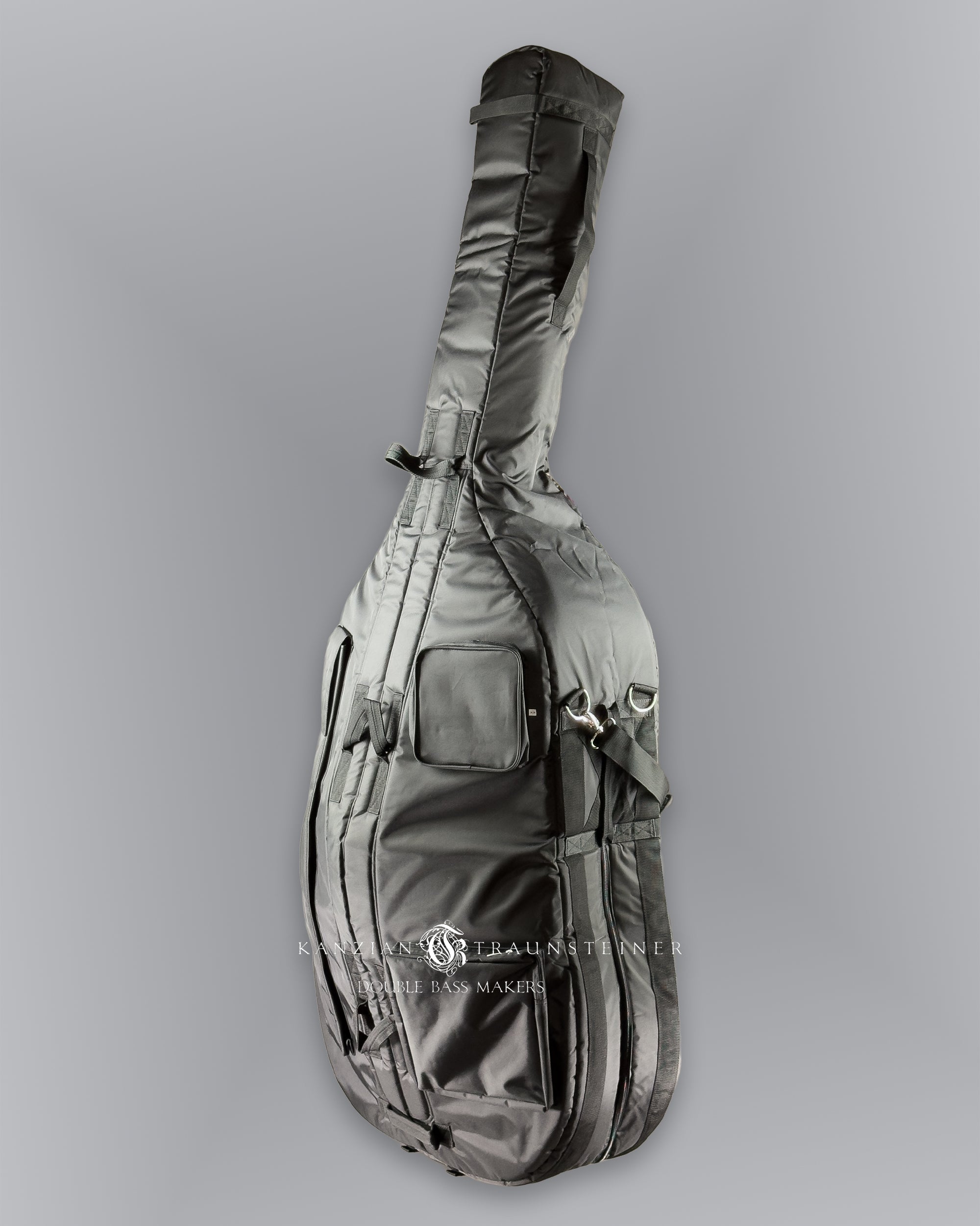 Double bass bag, oblique full view