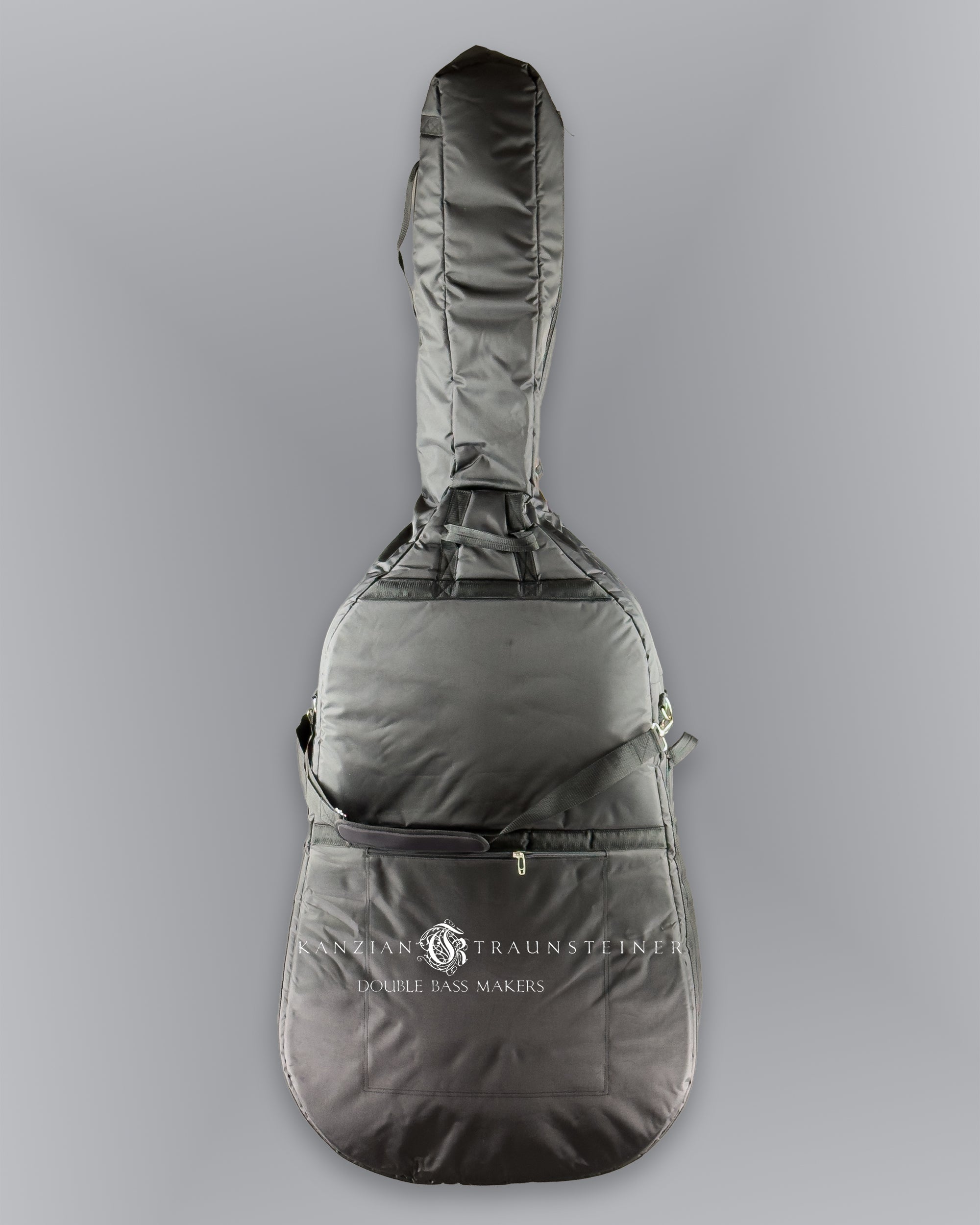 Double bass bag, from back 