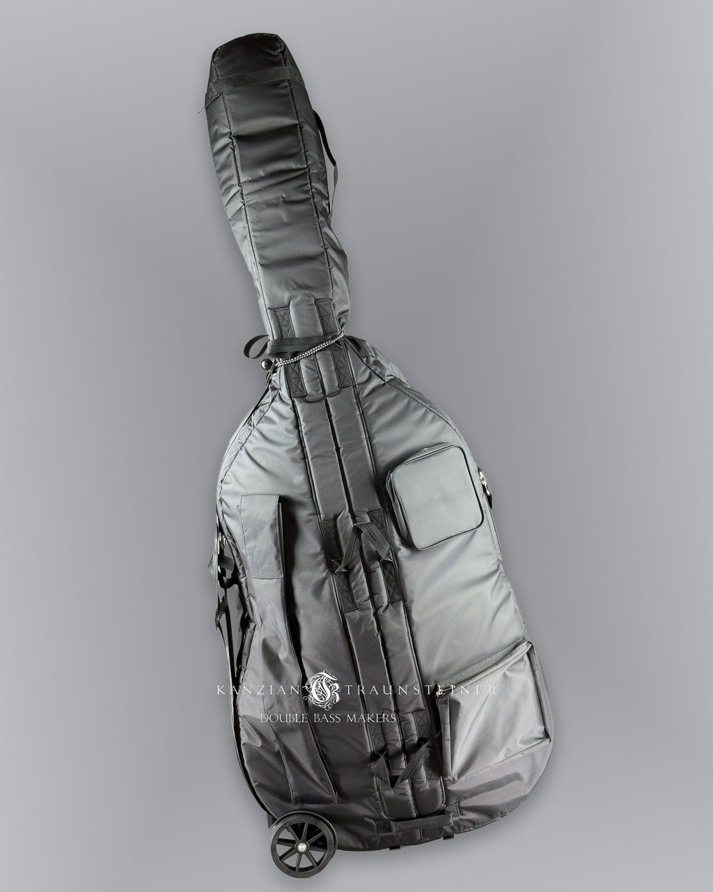 DoubleBass buggie on bag full frontal view