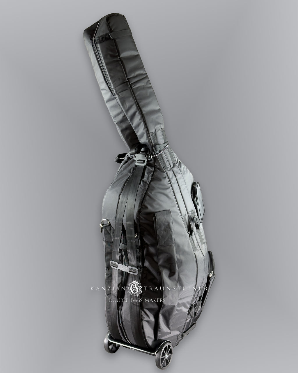 DoubleBass buggie on bag full oblique view
