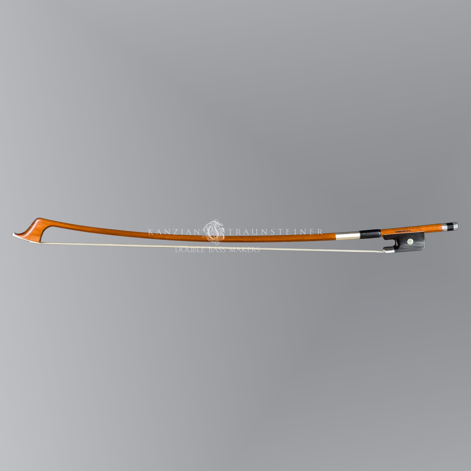 Full view of W.E Dorfler ** French double bass bow