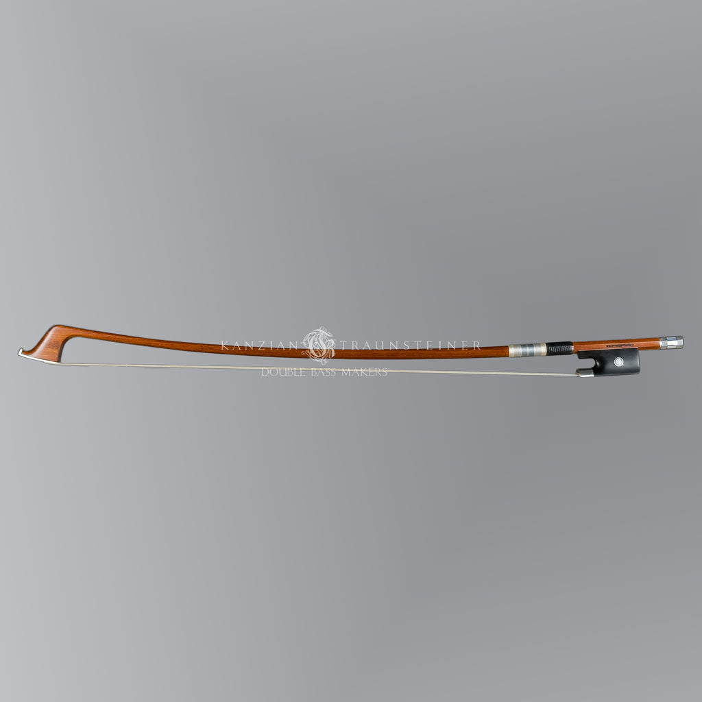 Egidius Dörfler***, French Double bass bow made in Germany 2026 full view