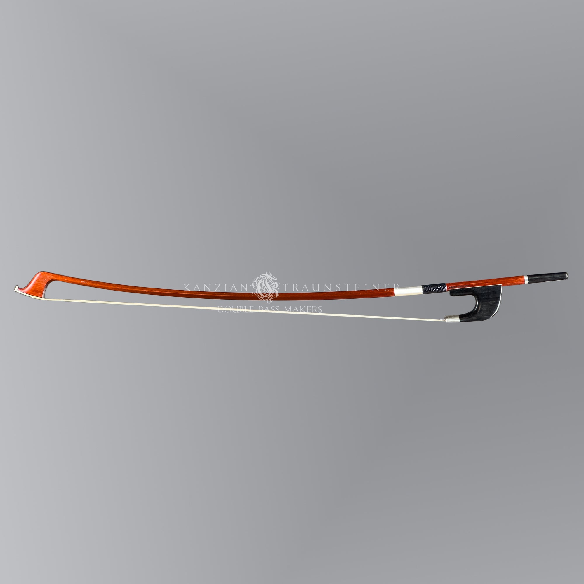 full view Egidius Dörfler *** double bass bow light red varnish