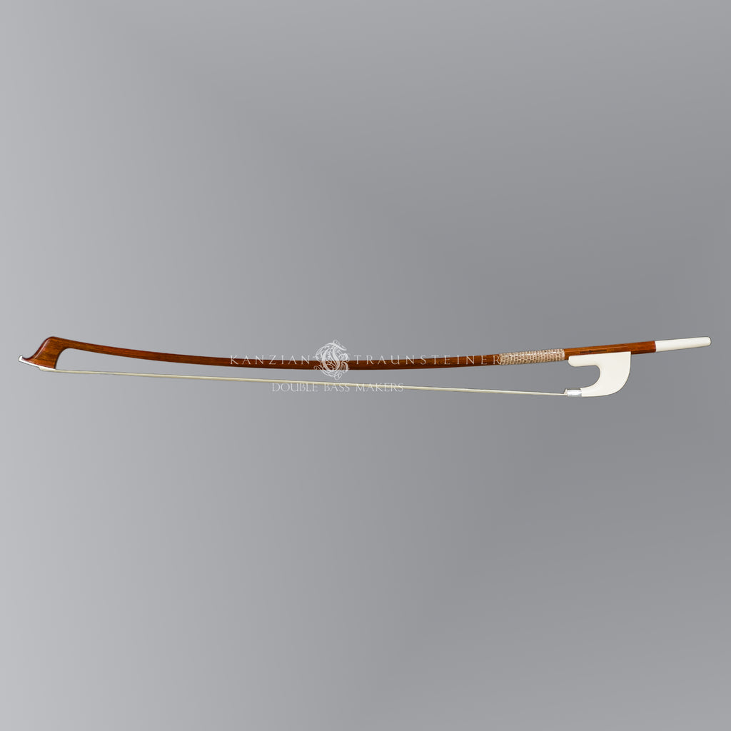 Full view of Kanzian & Traunsteiner double bass bow with octagonal stick