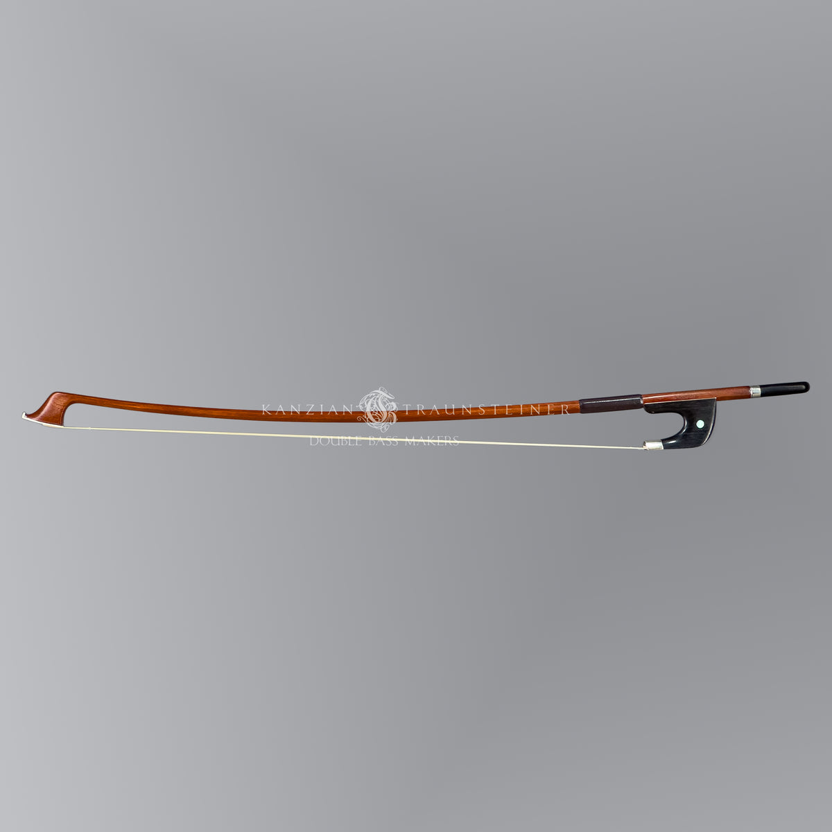 Full view of Double bass bow made by Alfred Stöhr ca. 1940