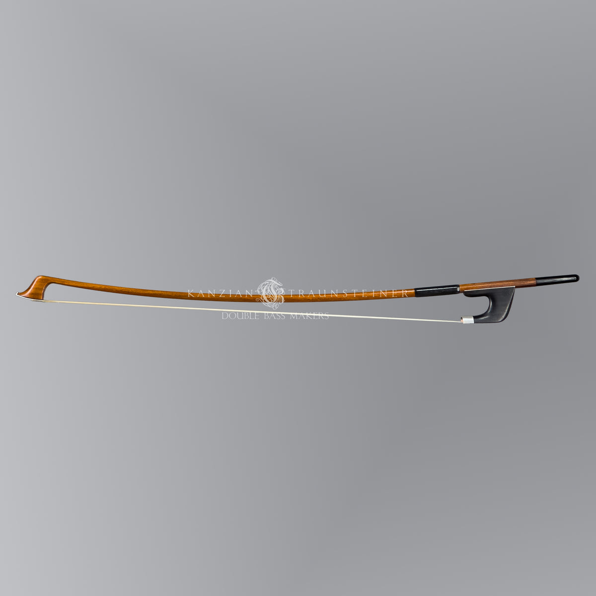 1973 pfretzschner gdr double bass bow full view