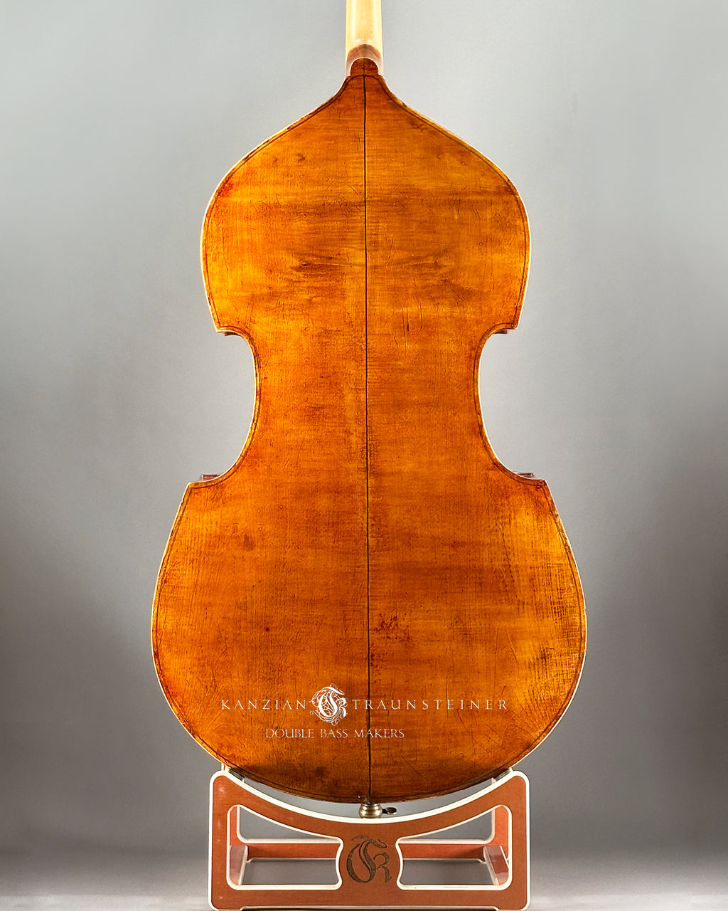 German Double bass 1940 - Back Zoomed