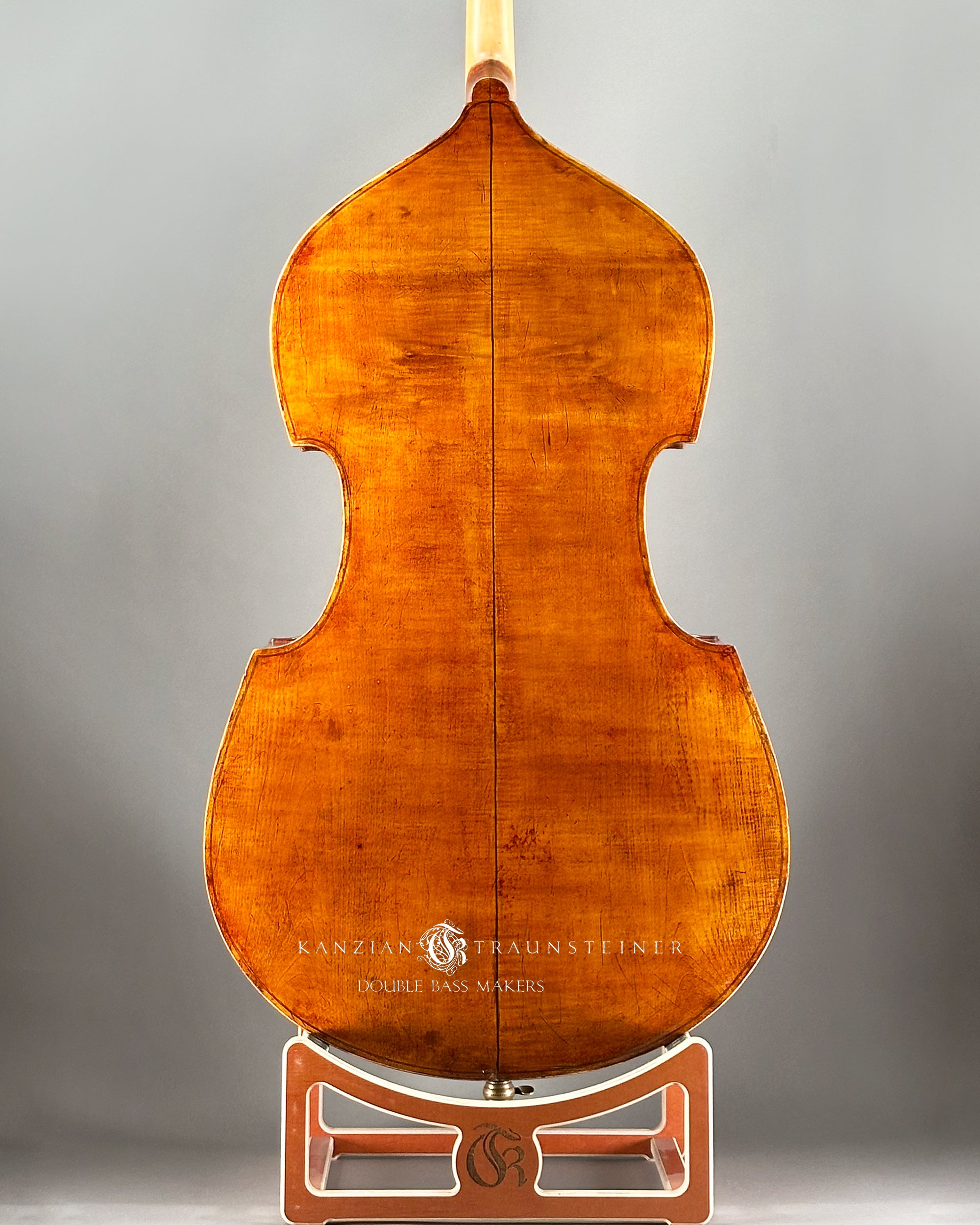 German Double bass 1940 - Back Zoomed