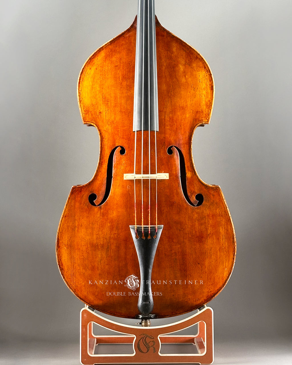 German Double bass 1940 - Front Zoomed