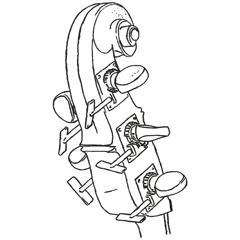 dark icon - K&T oblique scroll