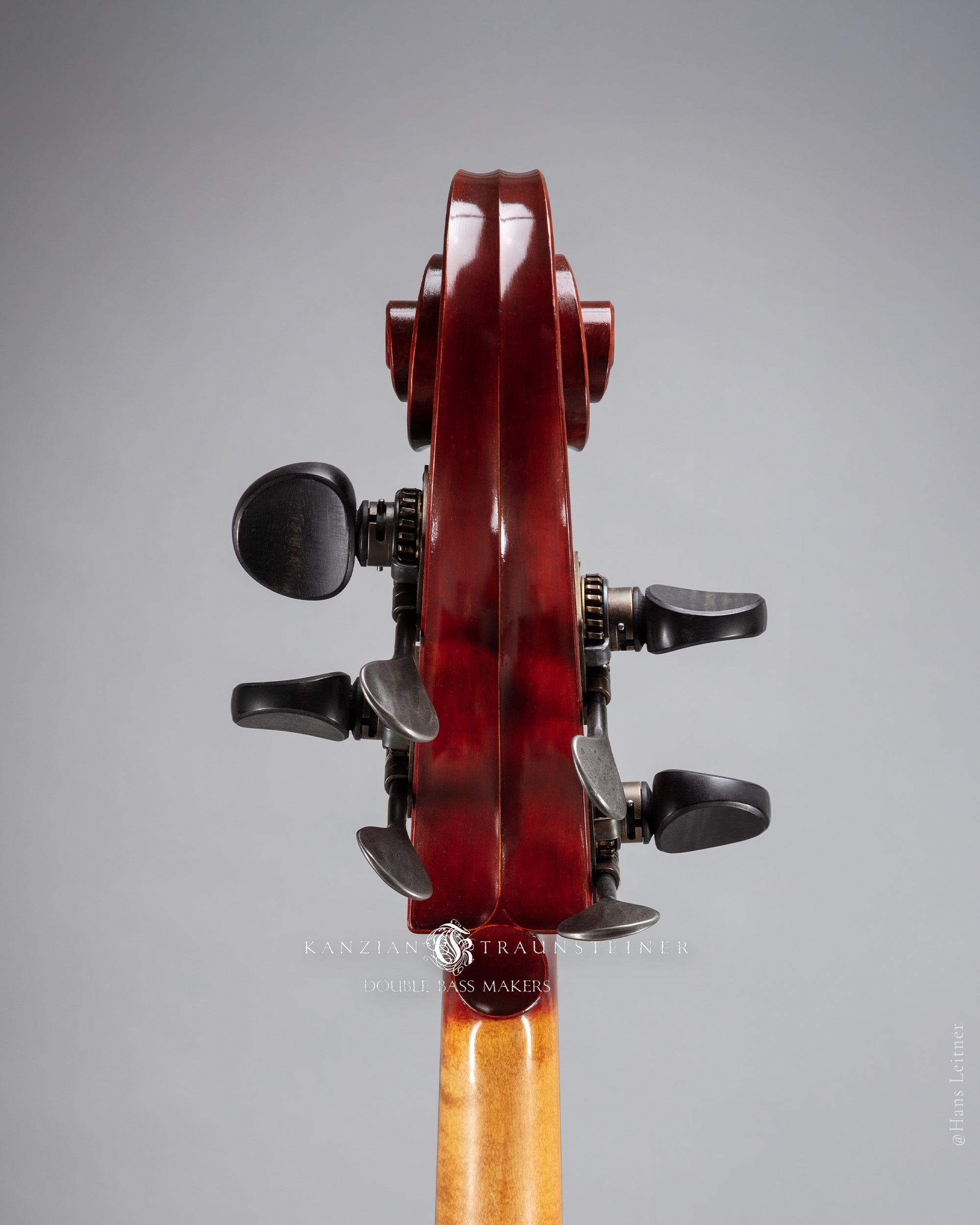 K&T Italian Model, made in 2020, scroll from back view