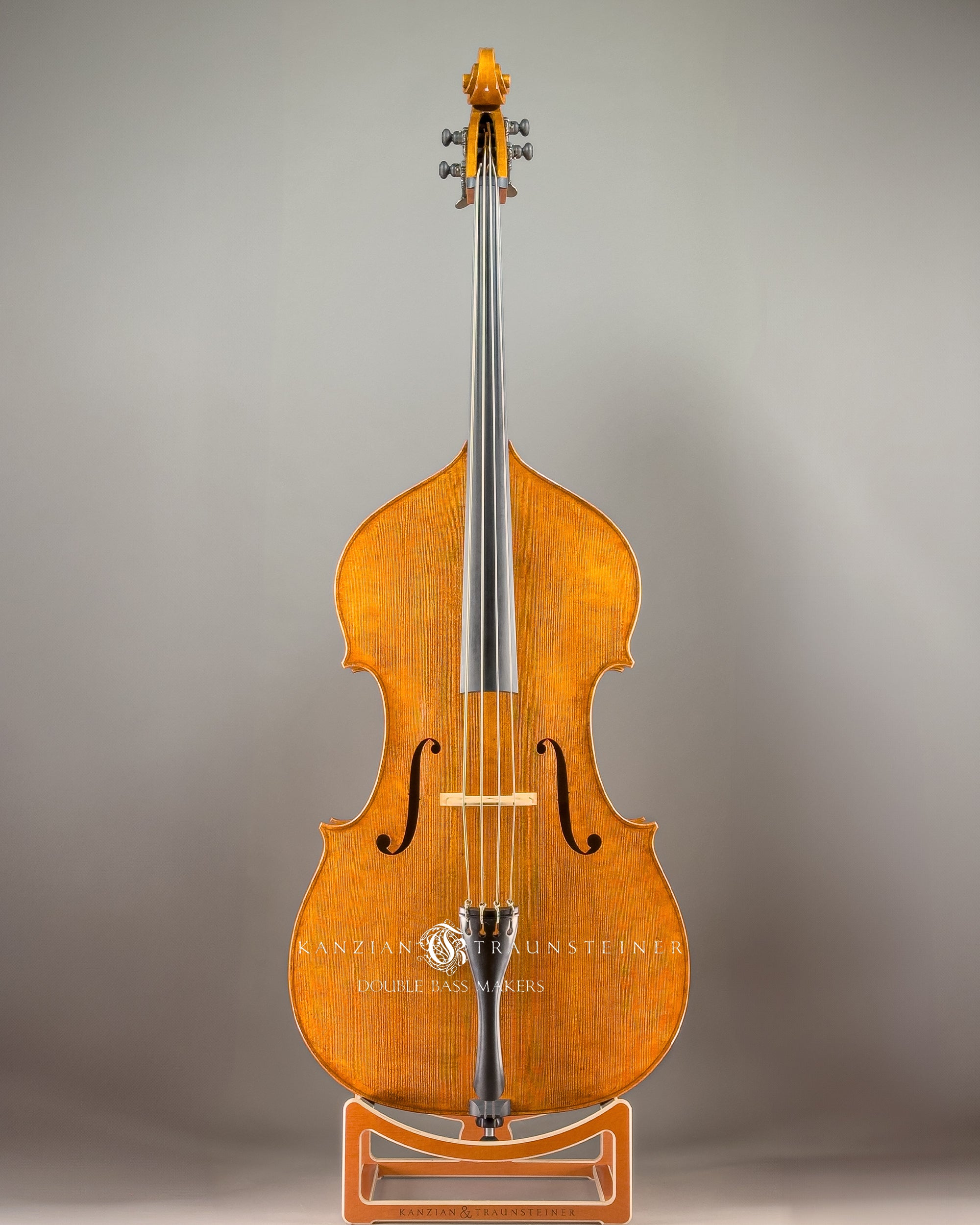 Kanzian & Traunsteiner Italian Model Double Bass made in 2024, front full view
