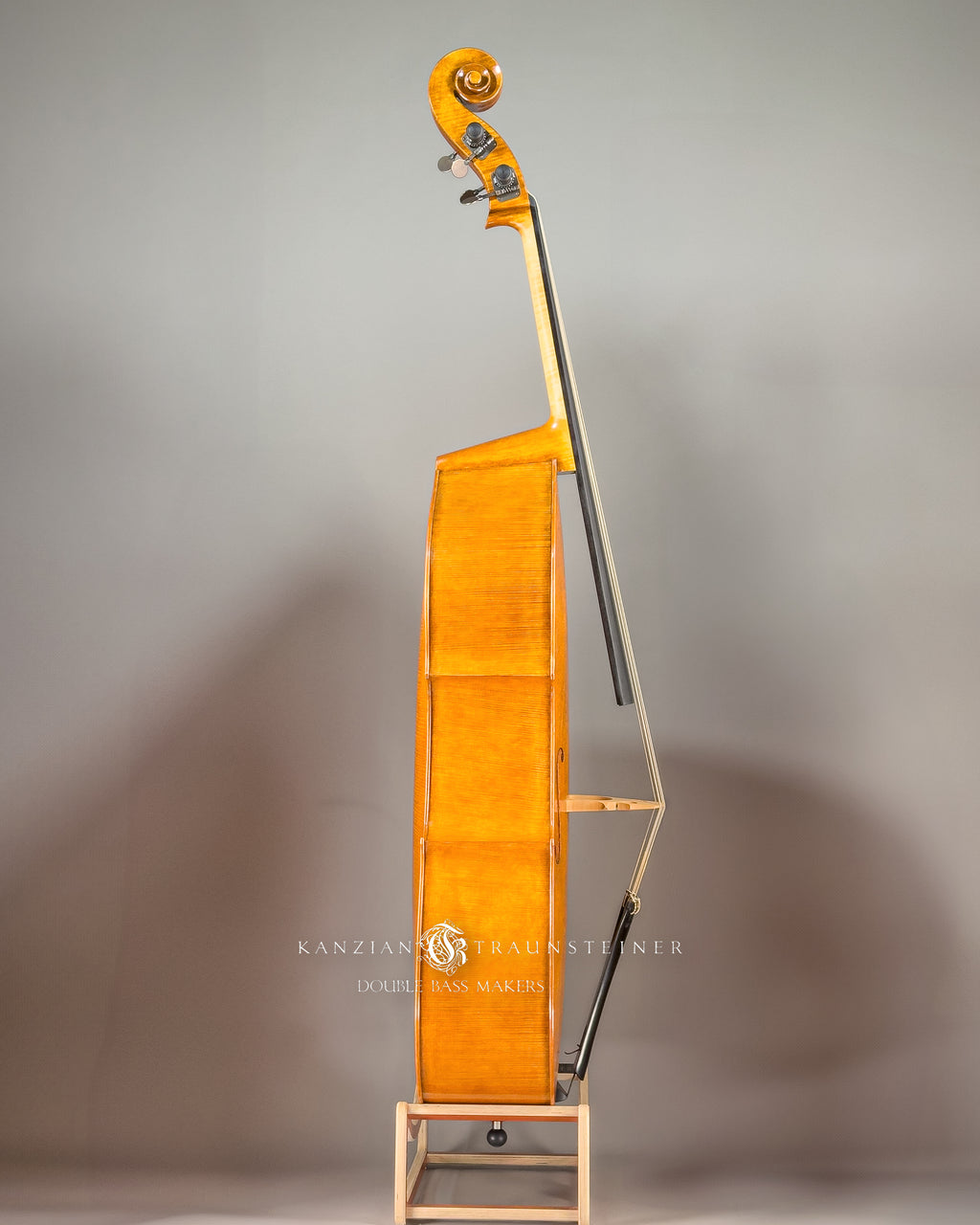 Kanzian & Traunsteiner Italian Model Double Bass made in 2024, view from right