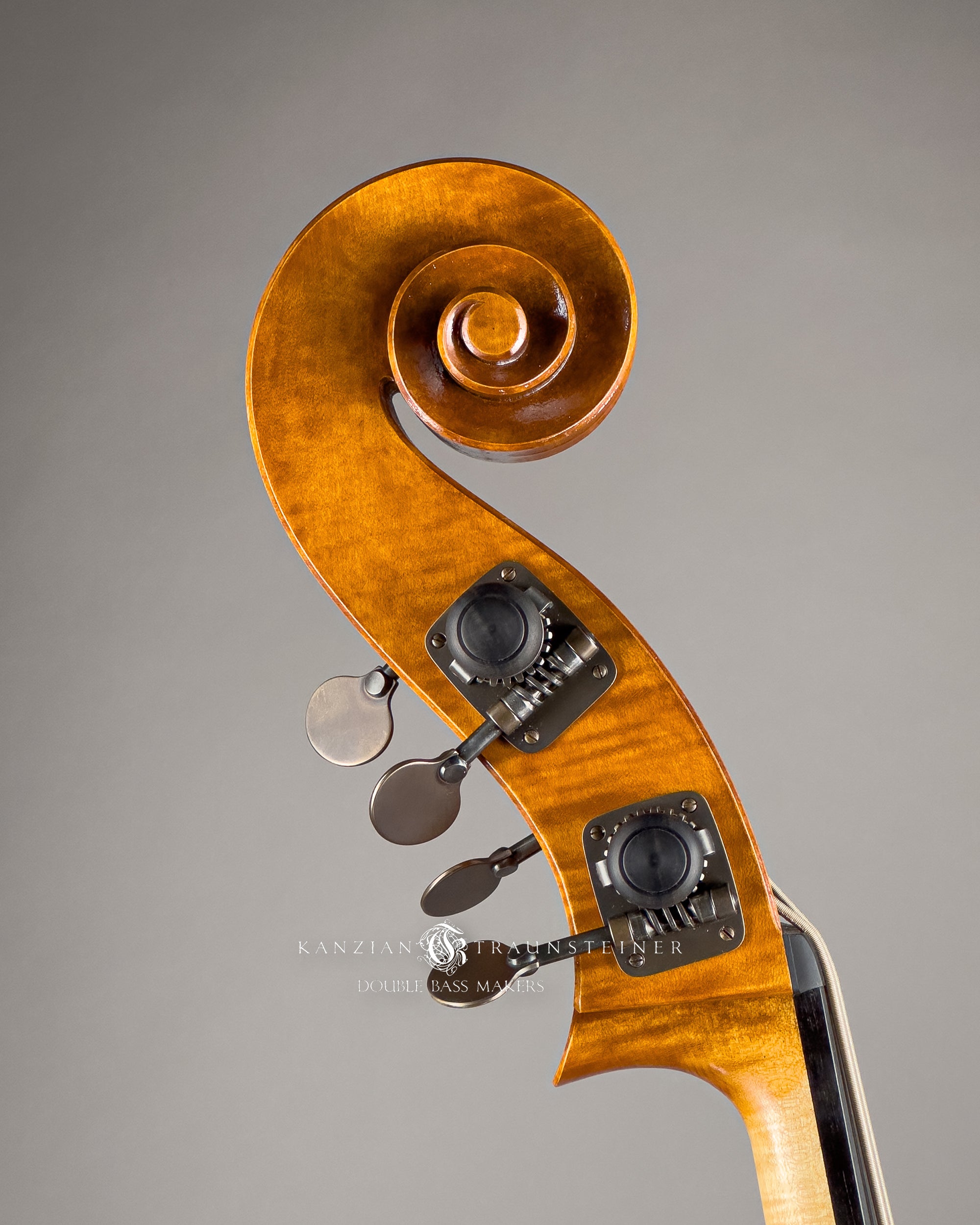 Kanzian & Traunsteiner Italian Model Double Bass made in 2024, view from right