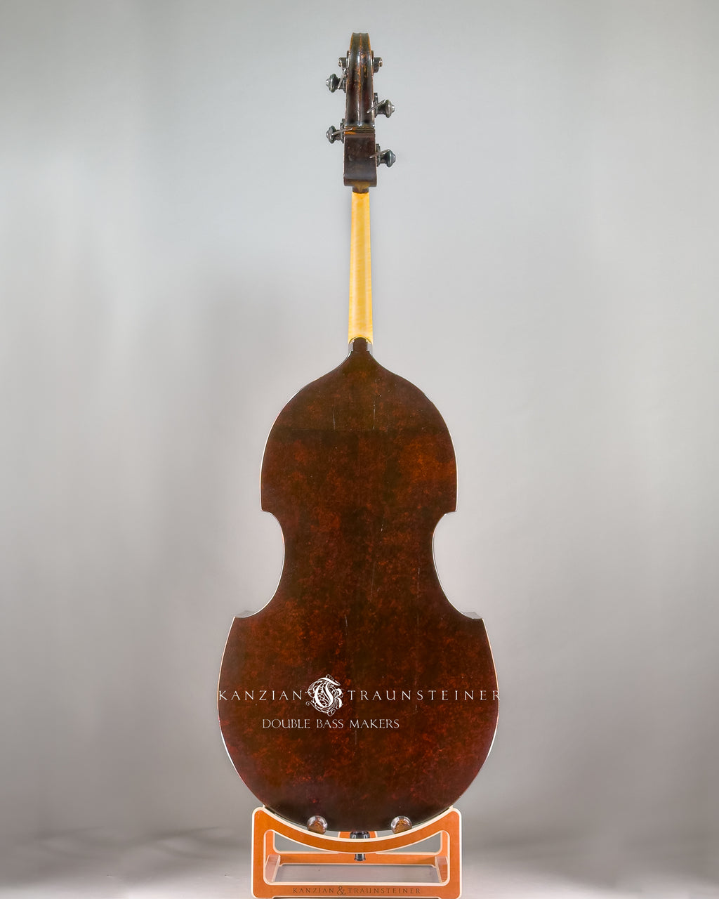 Jakob Stöhr Double Bass dated 1830, back view