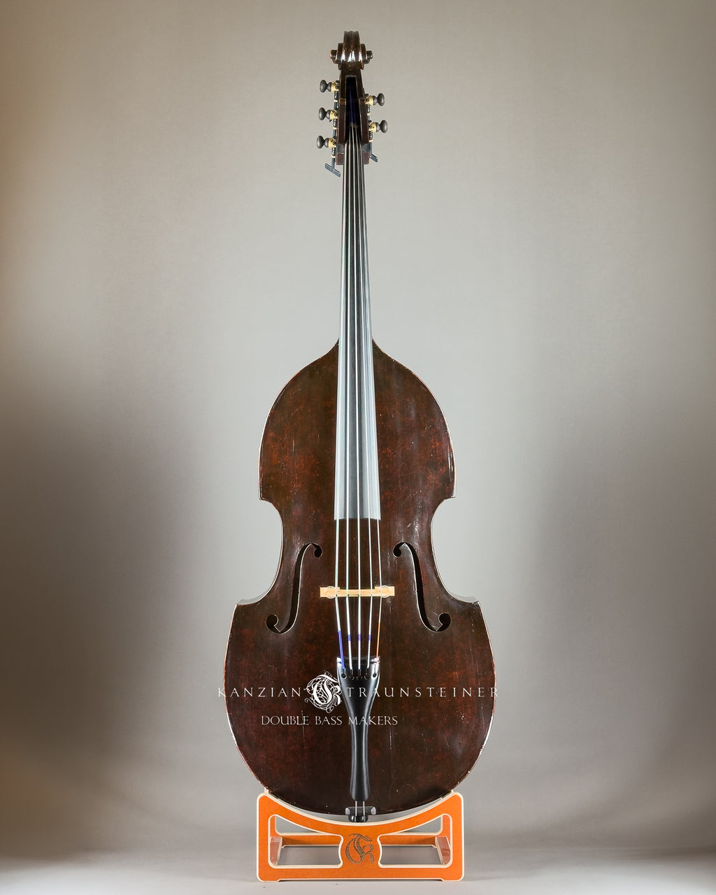 Jakob Stöhr, 5 strings Double Bass dated 1830, full front view