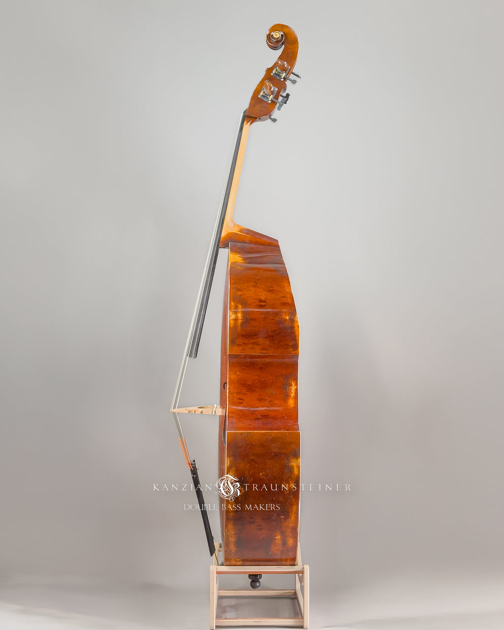 Kanzian & Traunsteiner 10th anniversary double bass: view from left