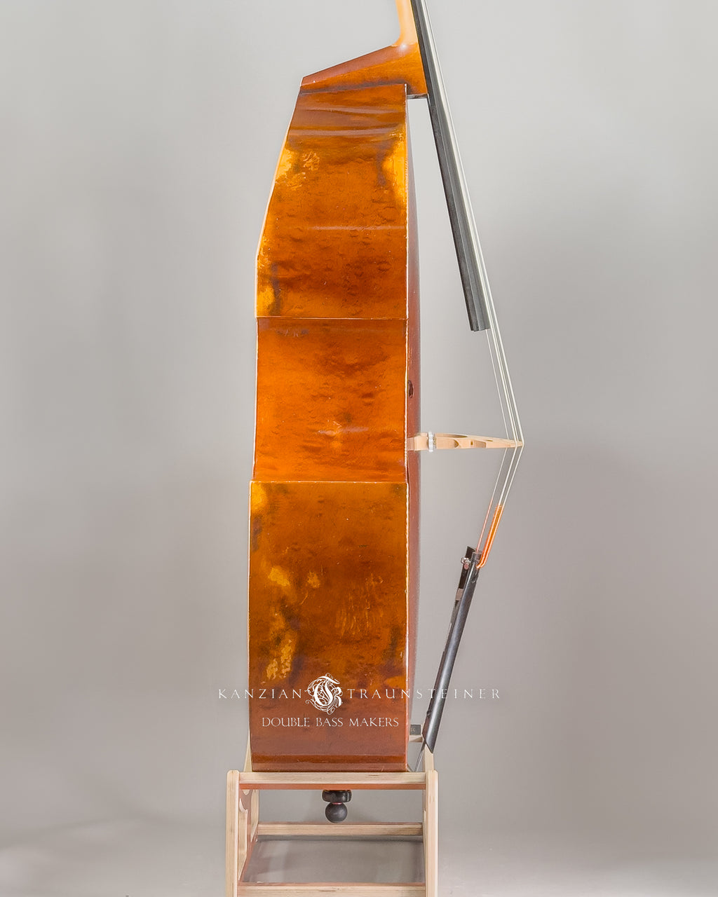 Kanzian & Traunsteiner 10th anniversary double bass: view from right zoomed