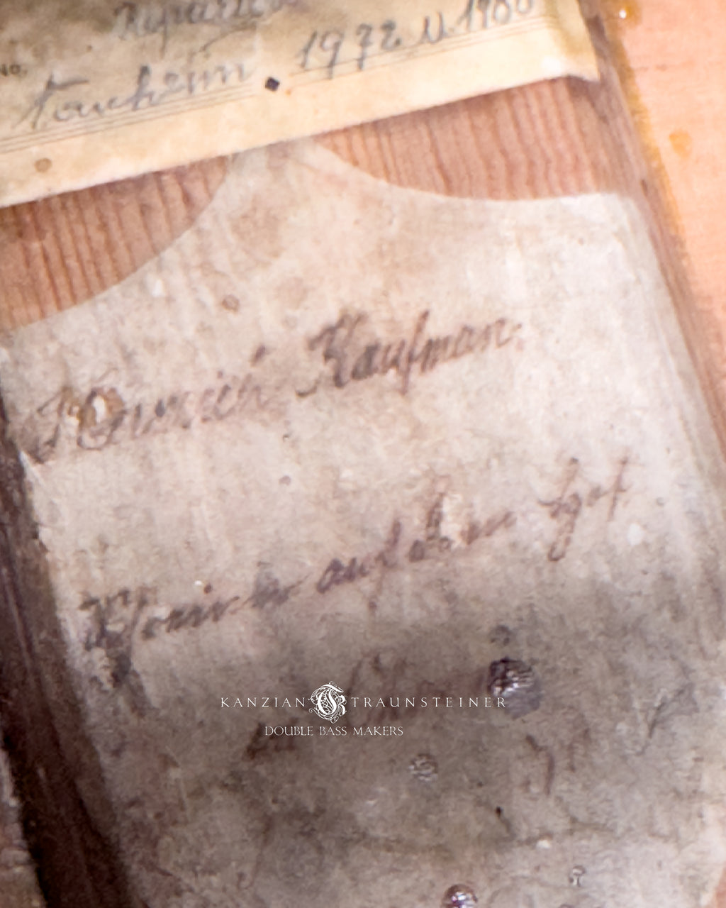 Kaufmann Double Bass Label