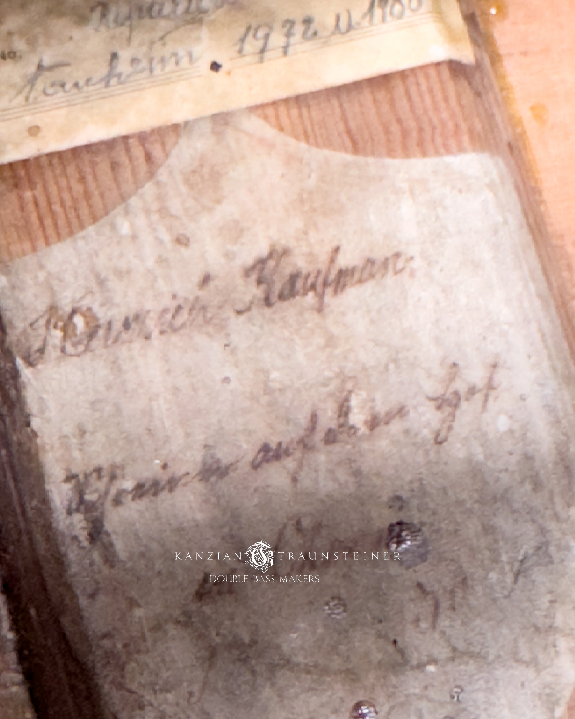 Kaufmann Double Bass Label