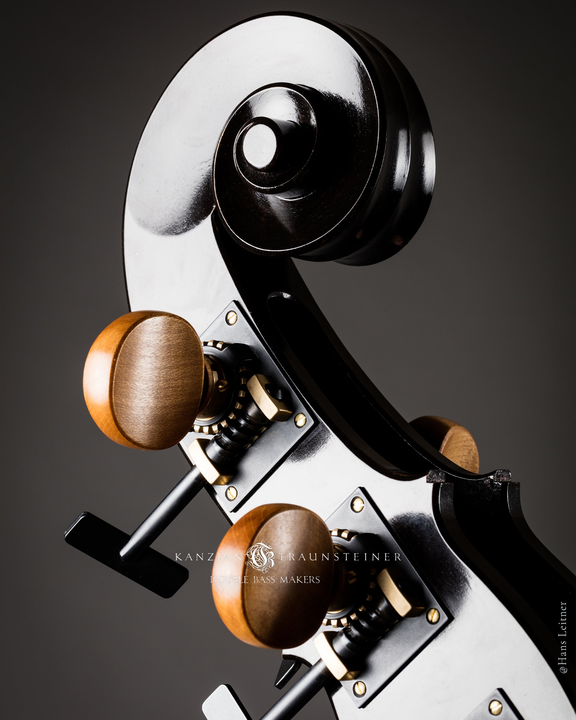 2017 Kanzian & Traunsteiner Black Viennese Model: details of scroll