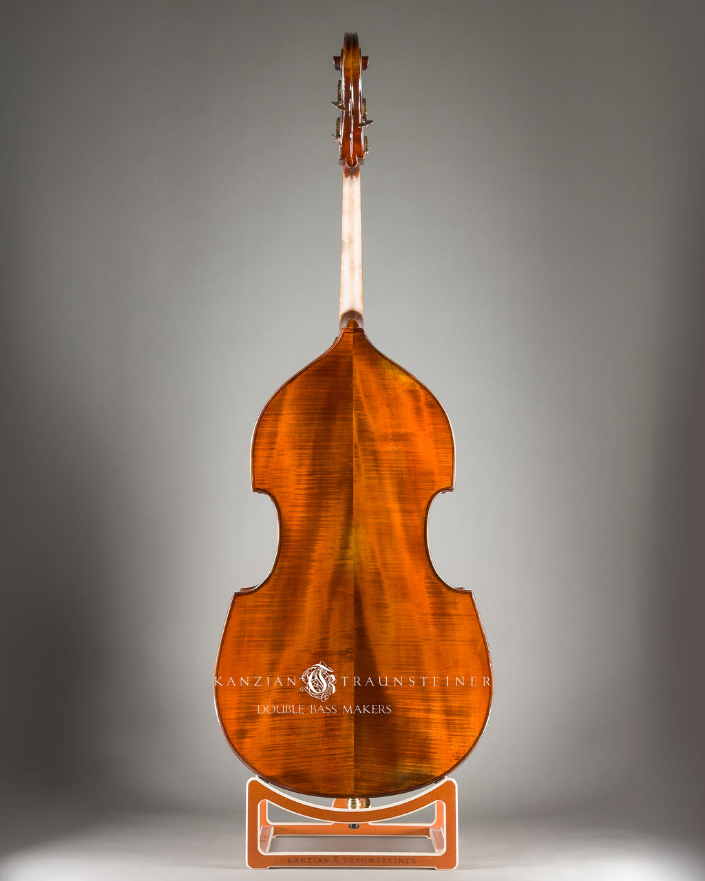 Full back view of Rubner Werkstätten Double Bass 2026