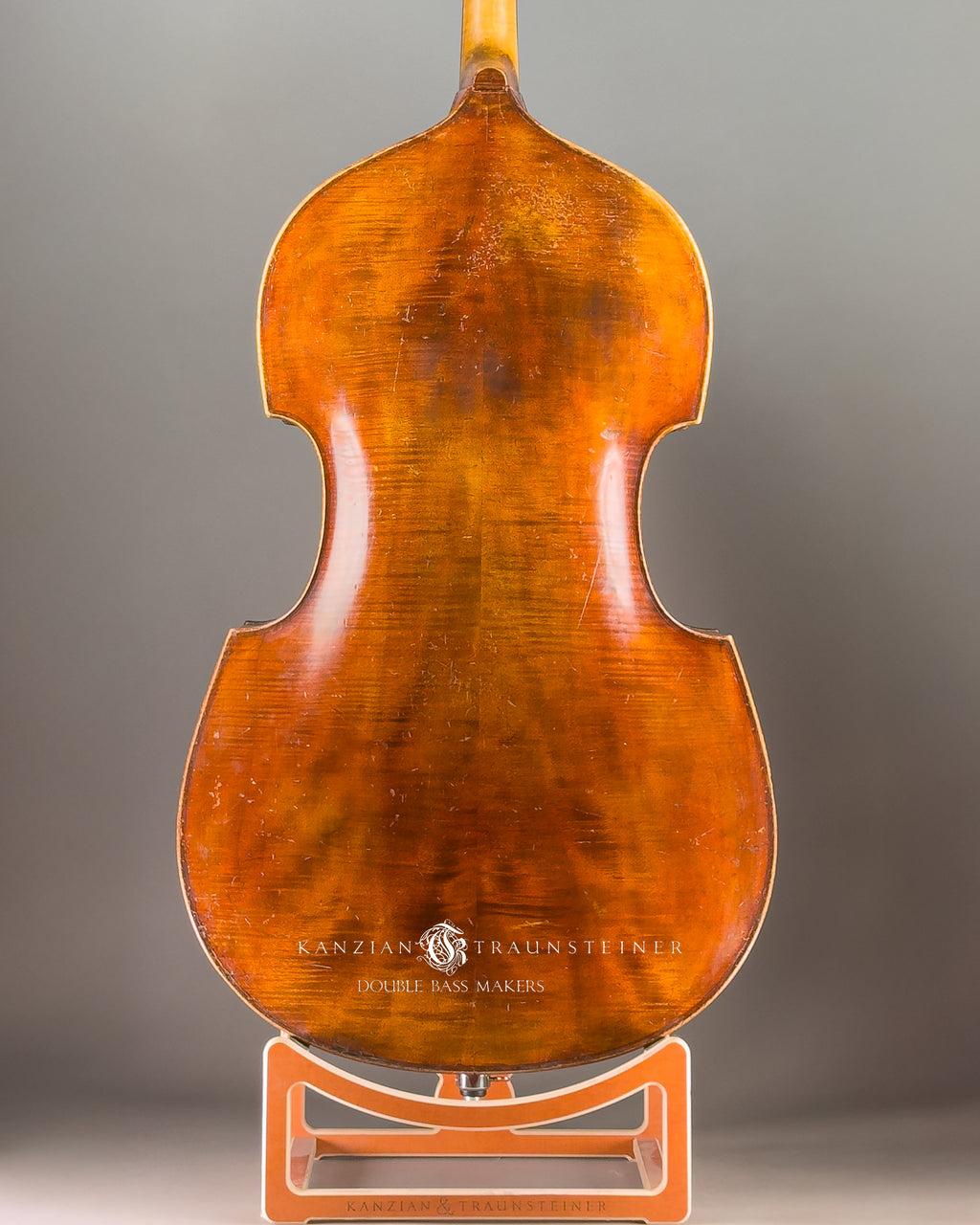 Rubner 5-Strings double bass view from back zoomed