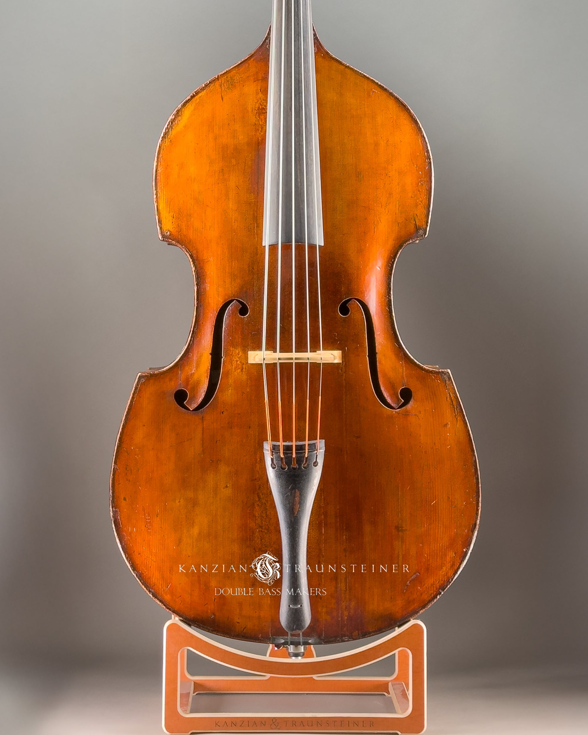 Rubner 5-Strings double bass view Front view zoomed