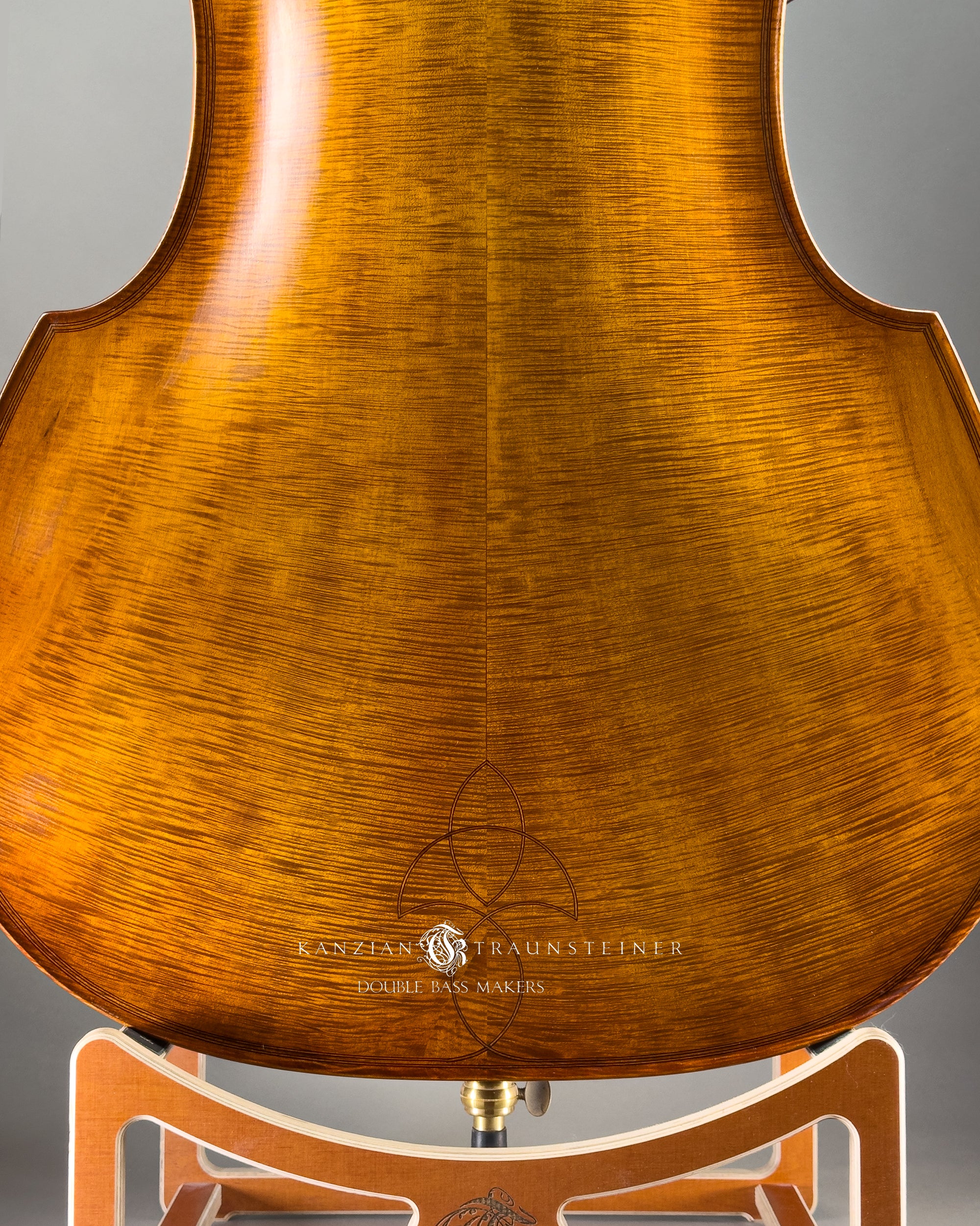 Master Johannes Rubner Solobass ¾ - Back bottom detail