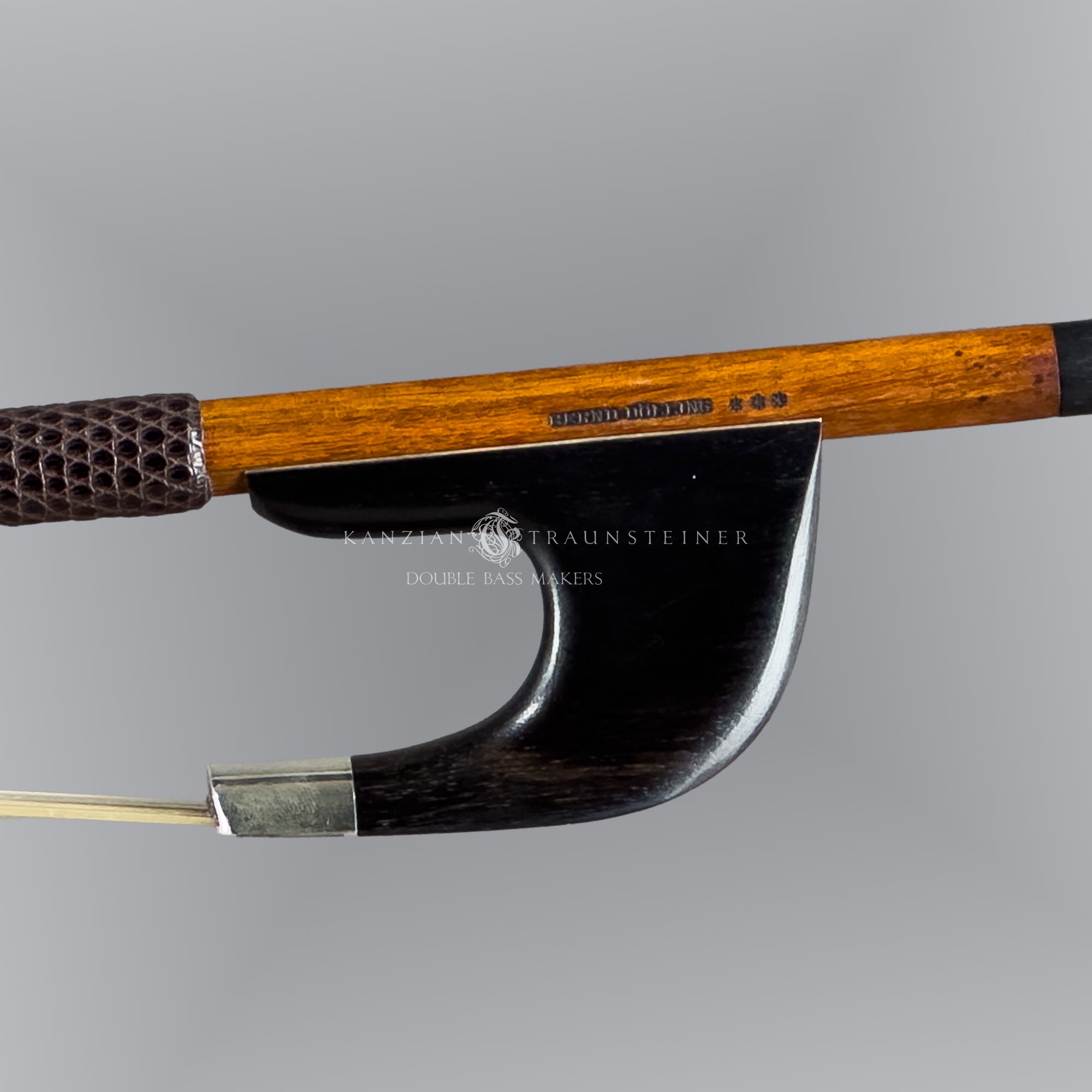 Stamp view of Bernd Dölling, German bow made Germany 2025