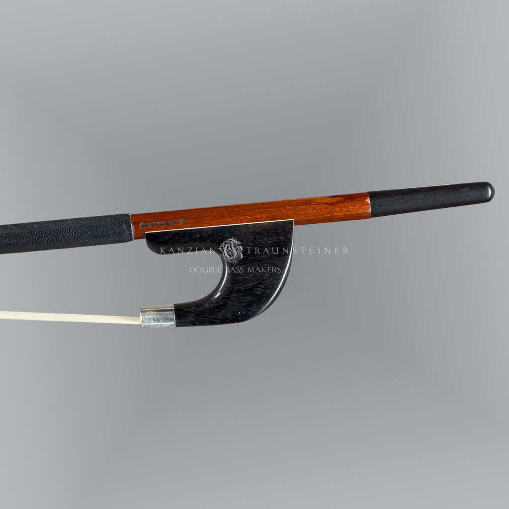 W.E Dörfler bow made in Germany 2025 stamp and frog view