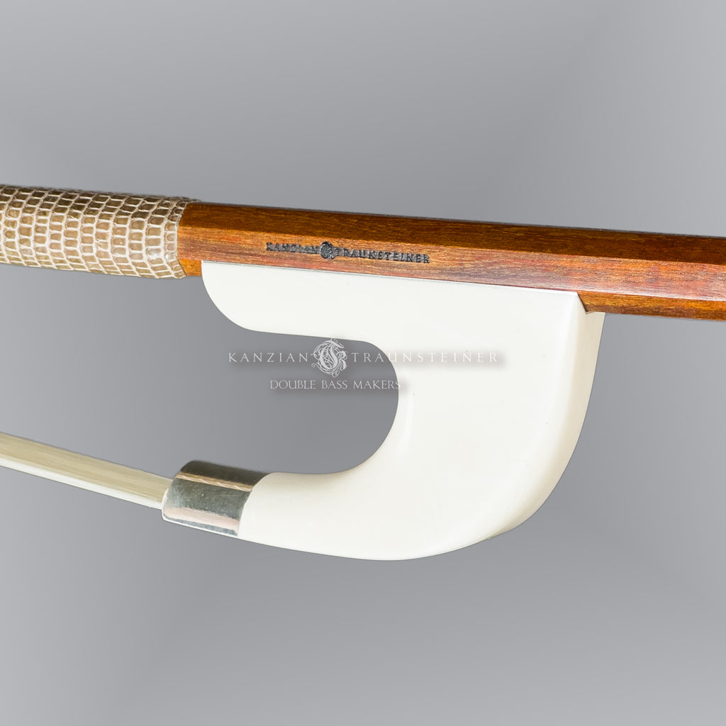Kanzian & Traunsteiner stamp on double bass bow octagonal stick