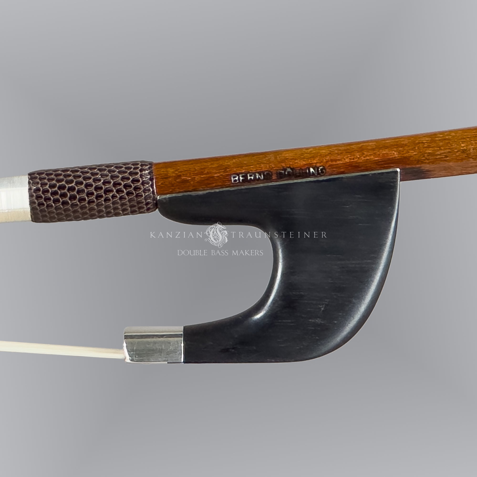 Stamp view of Bernd Dölling, Double bass German bow made in 1977