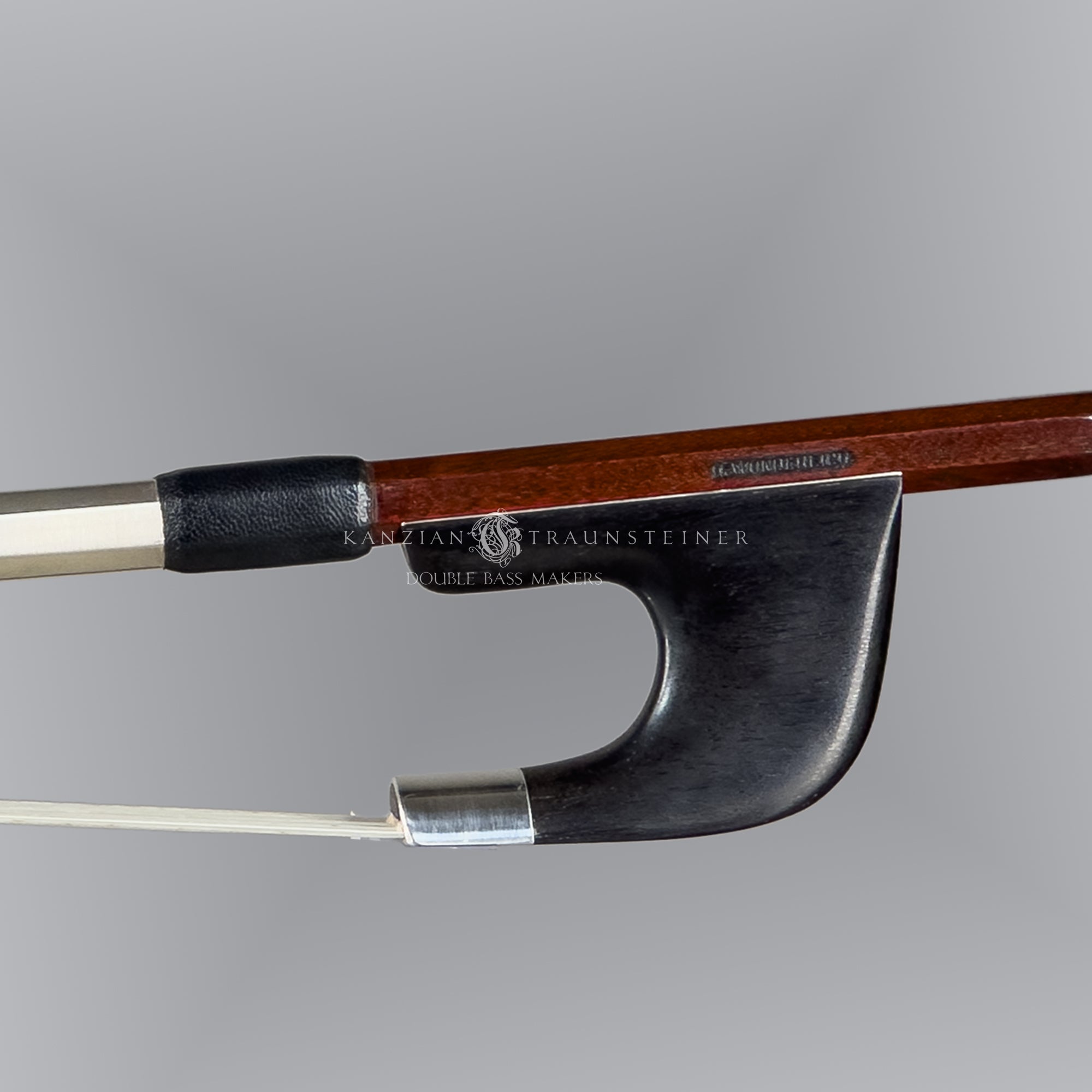 Heiko Wunderlich German double bass bow made ca. 2010 stamp
