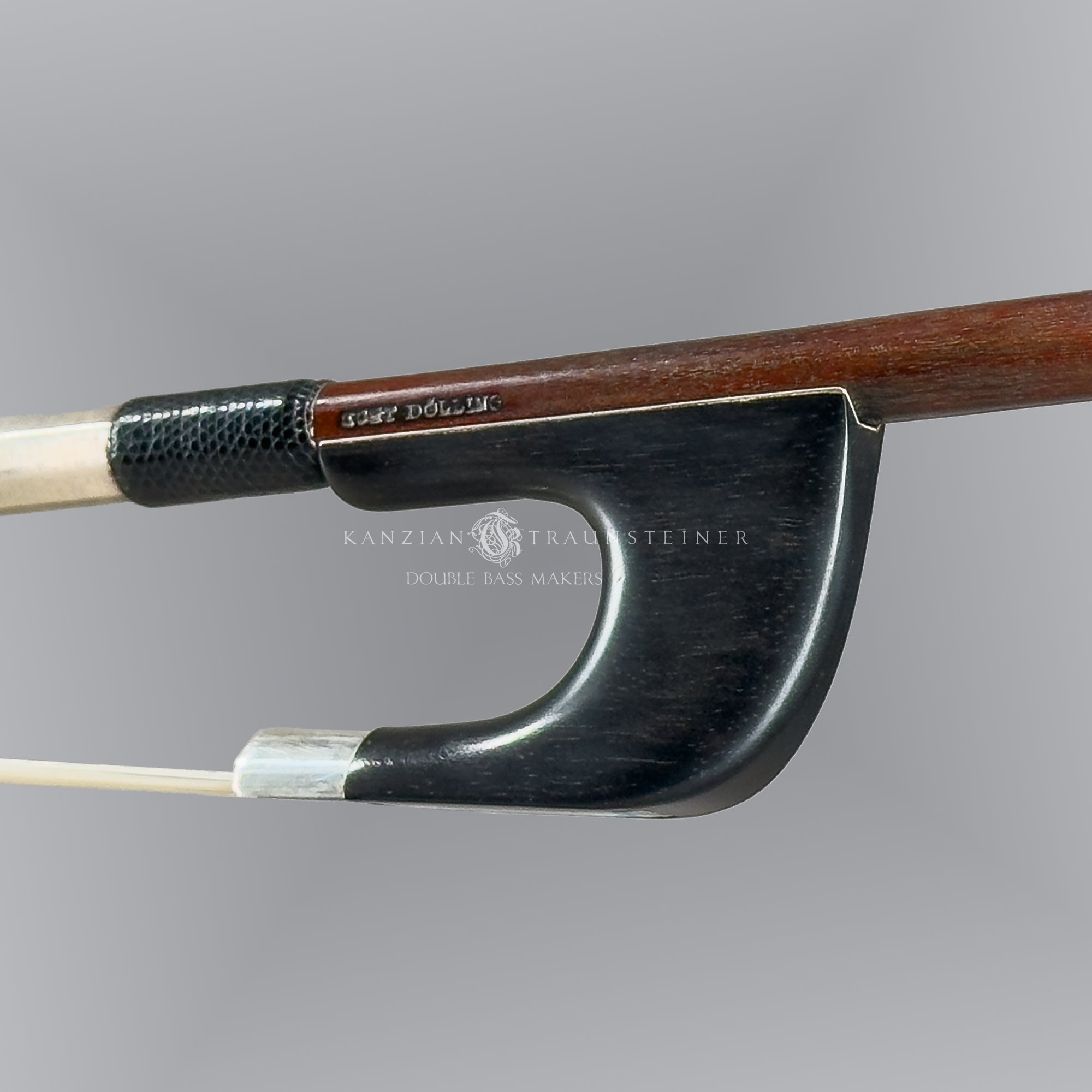 Close up of Kurt Dölling, Germany ca. 1975 German bow 