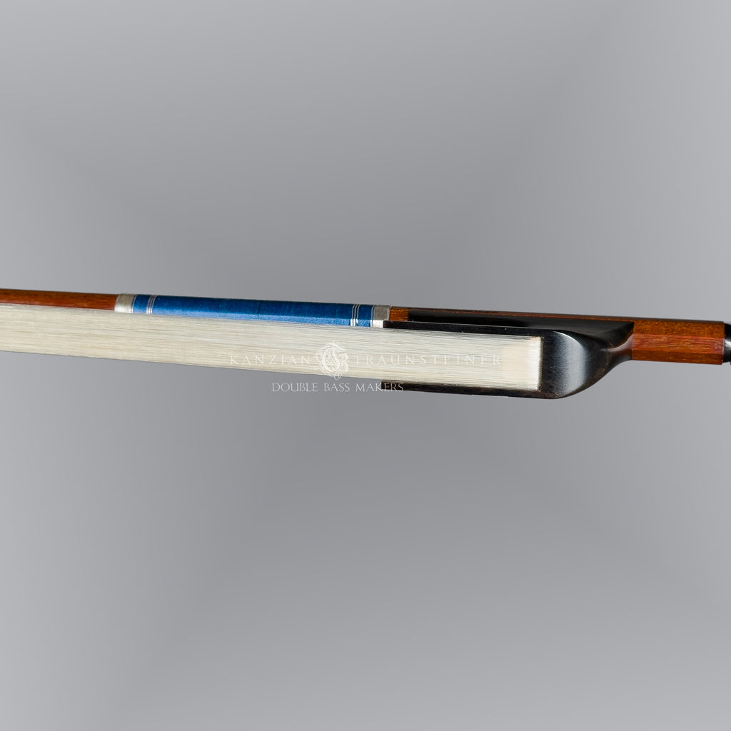 frog bottom detail of Egidius Dörfler***, Hammerhead double bass bow
