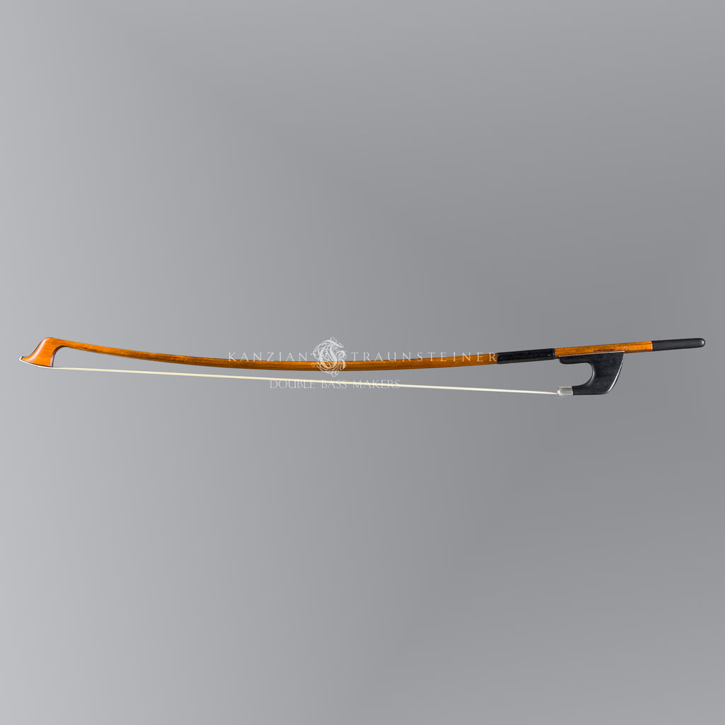 German double bass bow HR Pfretzschner GDR full view