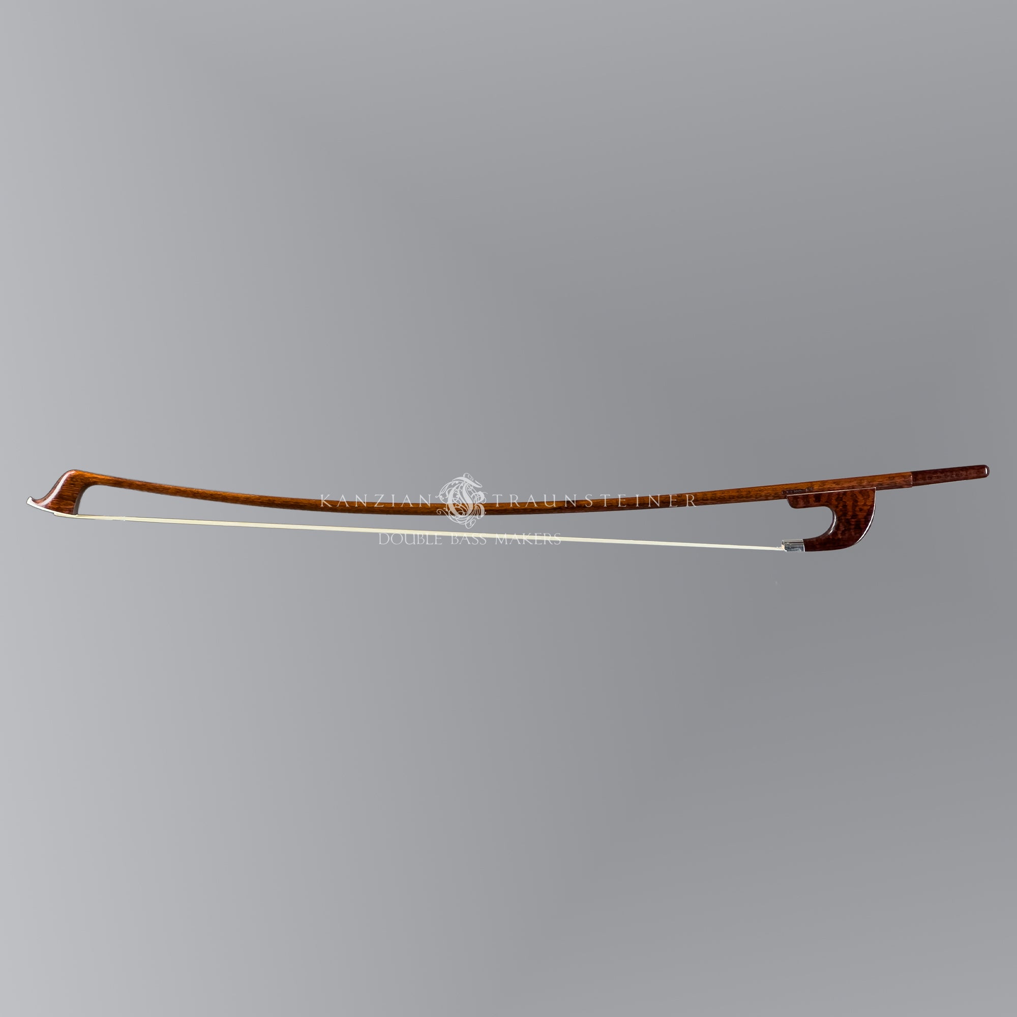 Entire view of Snakewood Dörfler Double bass German bow