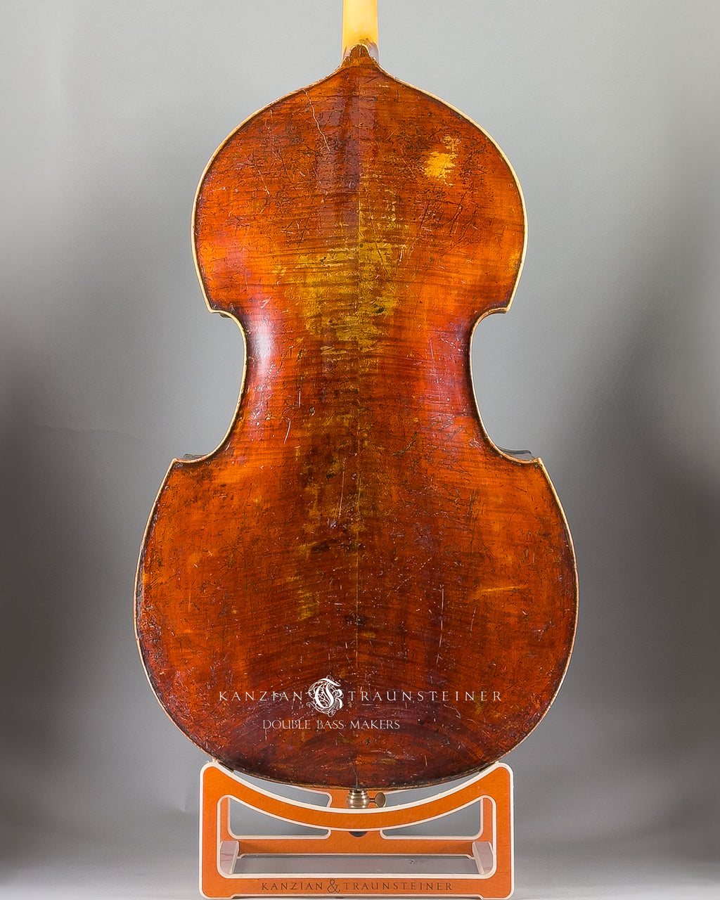 ex Vienna Symphony Orchestra Solo bass  view of back