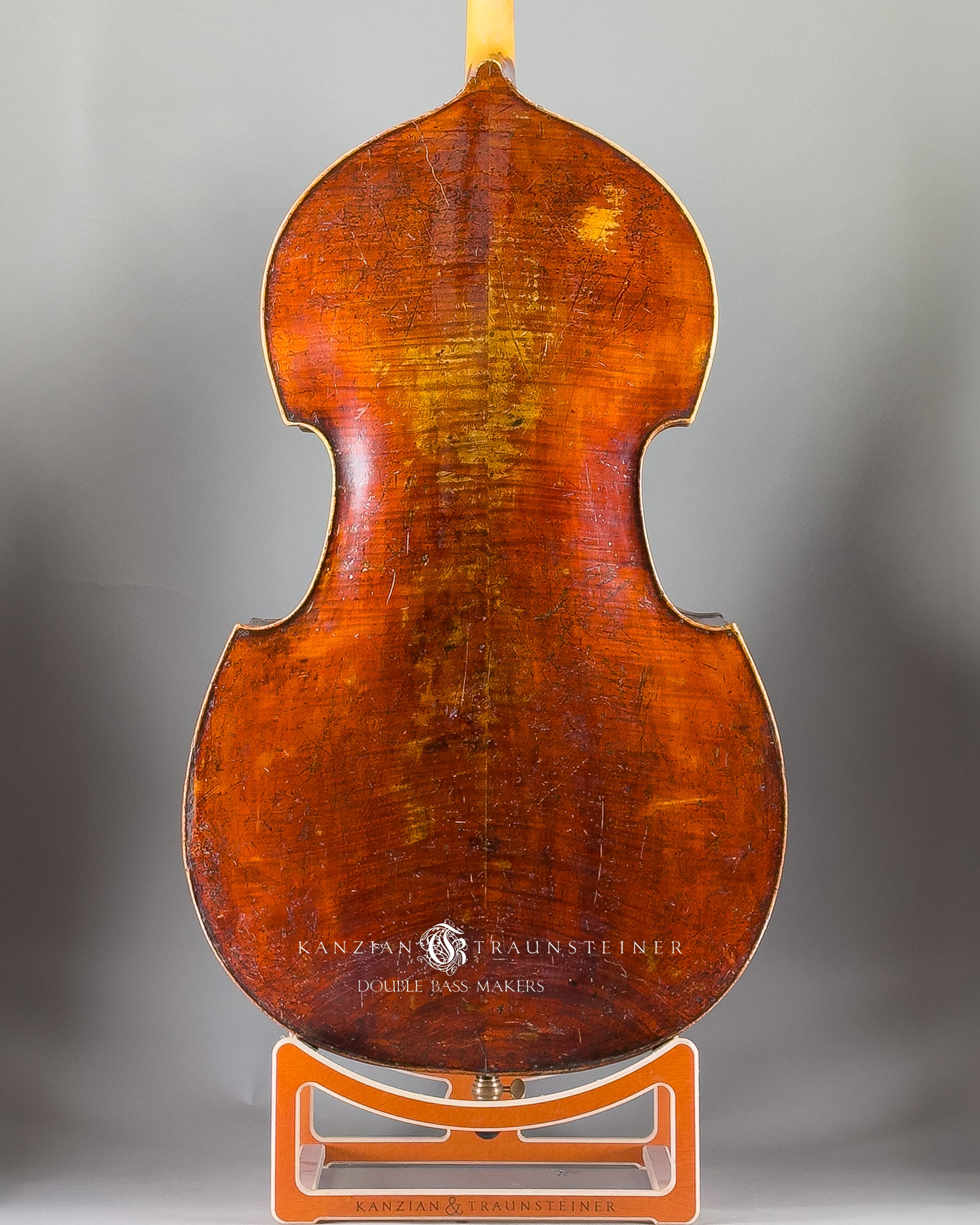ex Vienna Symphony Orchestra Solo bass  view of back