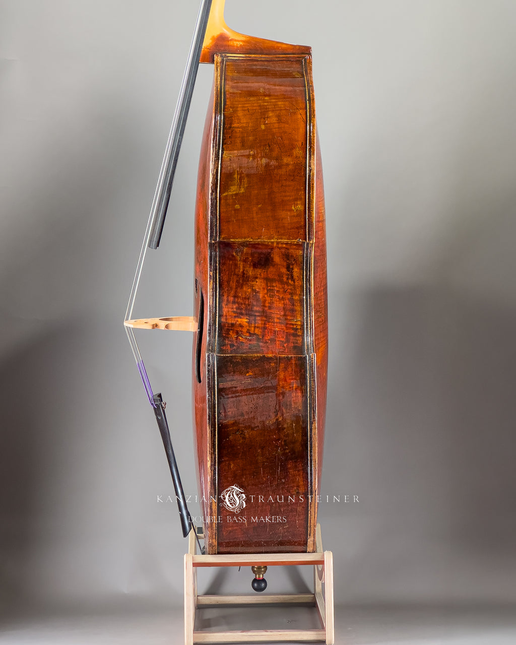 ex Vienna Symphony Orchestra Solo bass  left side view